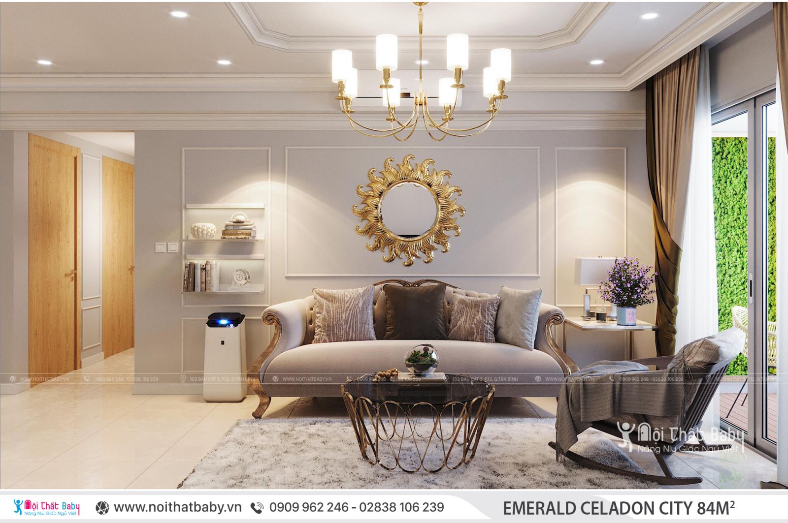 Tổng hợp các mẫu thiết kế nội thất Chung cư Emerald Celadon City